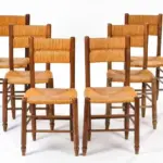 Wicker Chair Perriand style